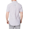 White - Back - Maine Mens Tattershall Short-Sleeved Shirt