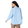 Sky Blue - Back - Principles Womens-Ladies Pull Over Poplin Shirt