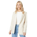 Stone - Lifestyle - Principles Womens-Ladies Oversized Blazer