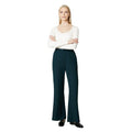 Forest - Side - Principles Womens-Ladies Piped Wide Leg Trousers