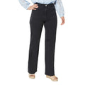 Washed Black - Front - Principles Womens-Ladies Wide Leg Jeans