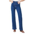 Mid Wash - Front - Principles Womens-Ladies Wide Leg Jeans