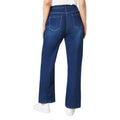 Indigo - Back - Principles Womens-Ladies Wide Leg Jeans