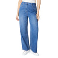 Mid Blue - Front - Principles Womens-Ladies Wide Leg Jeans