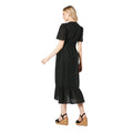 Black - Back - Principles Womens-Ladies Broderie Wrap Dress