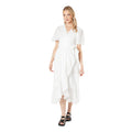 Ivory - Front - Principles Womens-Ladies Broderie Wrap Dress