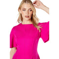 Pink - Lifestyle - Principles Womens-Ladies Detail Seams Midi Dress