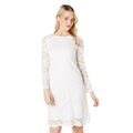 Ivory - Front - Principles Womens-Ladies Lace 3-4 Sleeve Dress