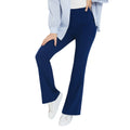 Navy - Side - Principles Womens-Ladies Detail Seams Trousers