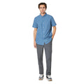 Blue - Side - Maine Mens Berg Check Shirt