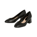 Black - Front - Dorothy Perkins Womens-Ladies Dina Block Heel Court Shoes