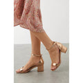 Rose Gold - Lifestyle - Dorothy Perkins Womens-Ladies Sammy Block Heel Court Shoes