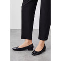 Black - Lifestyle - Dorothy Perkins Womens-Ladies Perry Block Heel Ballerina Flats