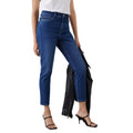 Mid Wash - Front - Dorothy Perkins Womens-Ladies Comfort Slim Mom Jeans