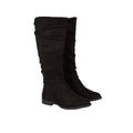 Natural Black - Front - Dorothy Perkins Womens-Ladies Karina Ruched Wide Flat Boots