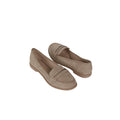 Taupe - Front - Dorothy Perkins Womens-Ladies Lara Penny Strap Loafers