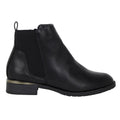 Black - Back - Good For The Sole Womens-Ladies Molly Wide Chelsea Boots