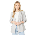 Taupe - Front - Dorothy Perkins Womens-Ladies Pocket Detail Longline Blazer