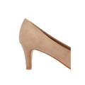 Taupe - Side - Dorothy Perkins Womens-Ladies Dora Kitten Heel Court Shoes