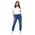 Mid Wash - Side - Dorothy Perkins Womens-Ladies Comfort Stretch Curve Slim Jeans