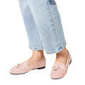 Blush - Front - Good For The Sole Womens-Ladies Nash Comfort Tassel Loafers