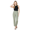 Khaki Green - Lifestyle - Dorothy Perkins Womens-Ladies Twill Tapered Leg Trousers