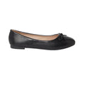 Black - Back - Dorothy Perkins Womens-Ladies Penelope Bow Ballet Shoes