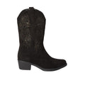 Natural Black - Back - Dorothy Perkins Womens-Ladies Kobi Stitch Detail Cowboy Boots