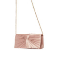 Blush - Back - Dorothy Perkins Beauty Satin Twisted Clutch Bag