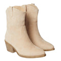 Beige - Front - Dorothy Perkins Womens-Ladies Karmi Western Stitch Detail Cowboy Boots