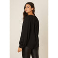 Black - Back - Dorothy Perkins Womens-Ladies Curved Overhead Shirt