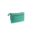 Jade-Grey - Back - Eastern Counties Leather Womens-Ladies Lillian Diamond Leather Purse