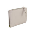 Ivory-Olive - Front - Eastern Counties Leather Kiri Leather Purse