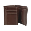 Brown - Side - Eastern Counties Leather Mens Isaac Leather Wallet