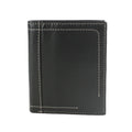 Black - Front - Eastern Counties Leather Mens Isaac Leather Wallet