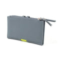 Grey-Citrus - Back - Eastern Counties Leather Womens-Ladies Ottilie Leather Purse