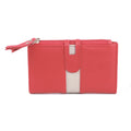 Watermelon-Ivory - Front - Eastern Counties Leather Womens-Ladies Ottilie Leather Purse