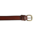 Brown - Front - Eastern Counties Leather Womens-Ladies Lisa Plain Leather Waist Belt