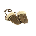 Vintage Brown - Front - Eastern Counties Leather Childrens-Kids Corded Sheepskin Mittens