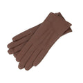 Brown - Front - Eastern Counties Leather Womens-Ladies Serena Leather Gloves