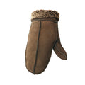 Mixed Autumnal - Back - Womens-Ladies Sheepskin Split Seam Mittens