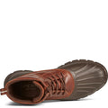 Brown - Pack Shot - Sperry Mens Duck Float Leather Boots