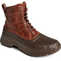 Brown - Front - Sperry Mens Duck Float Leather Boots