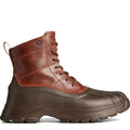 Brown - Lifestyle - Sperry Mens Duck Float Leather Boots