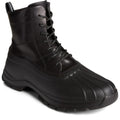 Black - Front - Sperry Mens Duck Float Leather Boots