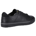 Black - Back - Safety Jogger Mens Cool O2 Leather Trainers