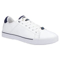 White - Front - Safety Jogger Mens Cool O2 Leather Trainers