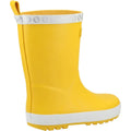 Yellow - Back - Cotswold Childrens-Kids Prestbury Wellington Boots