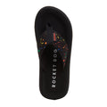 Black - Lifestyle - Rocket Dog Womens-Ladies Spotlight Splash Flip Flops