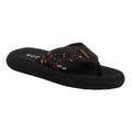 Black - Front - Rocket Dog Womens-Ladies Spotlight Splash Flip Flops